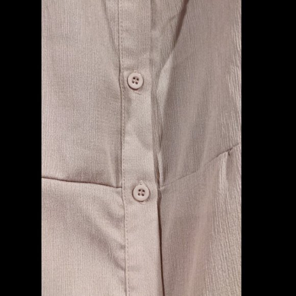 A&D Pink Button Blouse - Picture 2 of 3